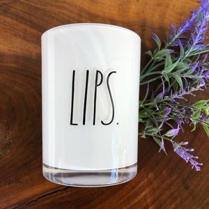 Rae Dunn “LIPS.” Makeup Cup
